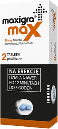 Maxigra Max 50 mg 2 tabl