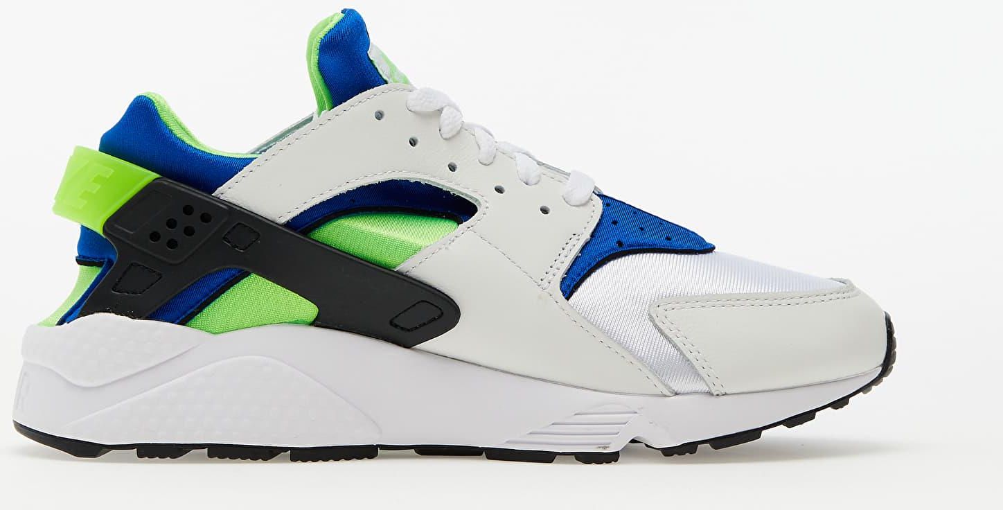 Huaraches white hotsell and blue