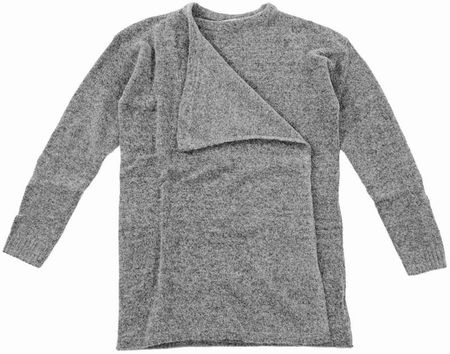 sweter ICHI - Knitted cardigan Grey Melange (10020) rozmiar: L