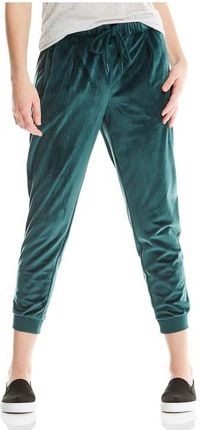 spodnie BENCH - Velvet Woven Pant Dark Green (GR163) rozmiar: S