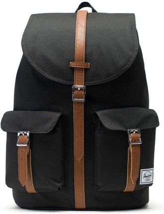 plecak HERSCHEL - Dawson Black/Tan Synthetic Leather (00001) rozmiar: OS