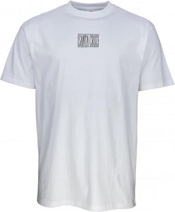 koszulka SANTA CRUZ Obrien Purgatory T Shirt White (WHITE) rozmiar S