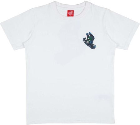 Santa Cruz Koszulka - Youth Hand Splatter T-Shirt White (White) Rozmiar: 8-10