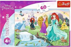 Zdjęcie Trefl Puzzle 60el. Poznaj Księżniczki 17361 - Milicz
