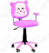 Halmar Fotel Kitty Różowy - Krzesła dziecięce