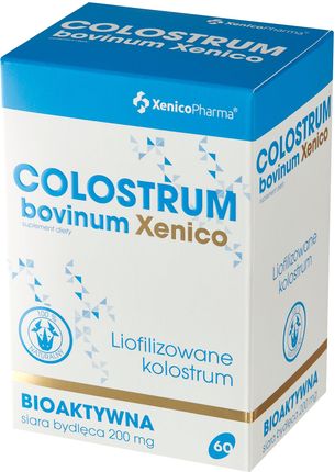Colostrum bovinum Xenico liofilizowane 60 kaps.