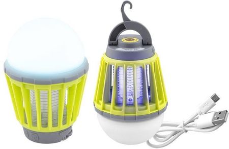 Ltc Lampa LED 2w1 owadobójcza UV z pułapką elektryczną na komary