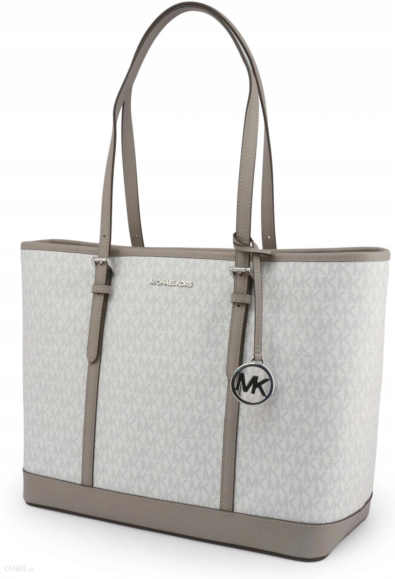 Kup online MICHAEL Michael Kors Torba shopper ze wzorem z logo model 'Mel'  (jasnoróżowy)