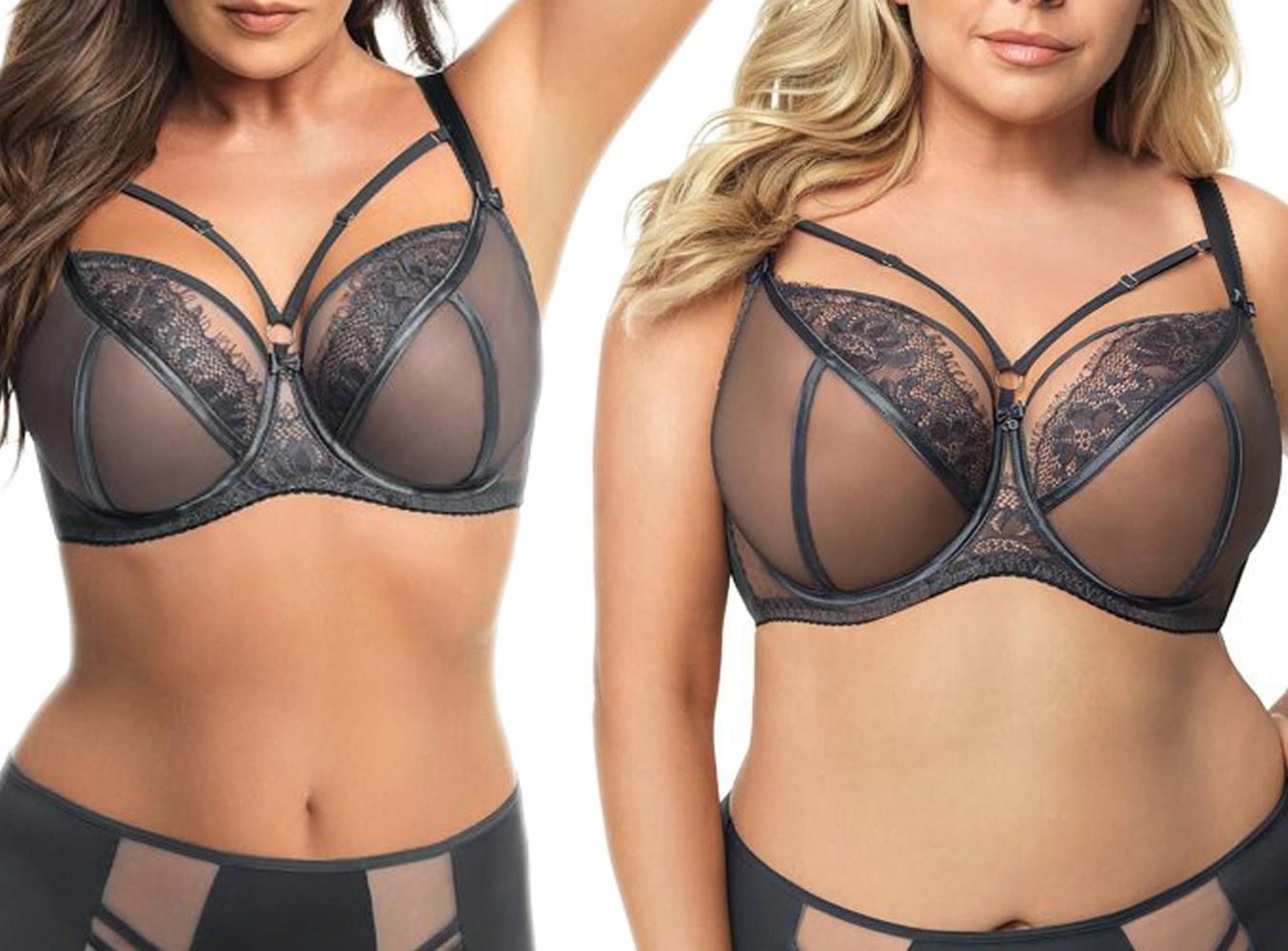 Gorsenia Caffe Latte Soft Bra Black