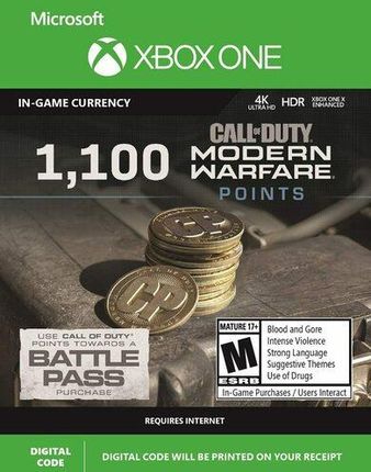 Call of Duty: Modern Warfare 1100 Points (Xbox One Key)