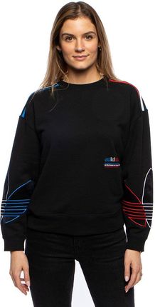 Adidas originals adicolor 2025 tricolor trefoil velvet sweatshirt