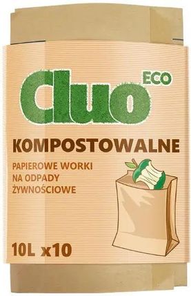 Cluo Eco Worki Na Śmieci Papierowe 10Sz 10L