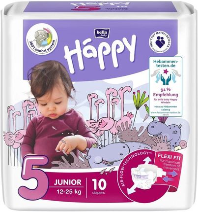 Bella Baby Happy Junior 5 (12-25Kg) 10Szt