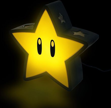 Super Mario Star Lamp Wielokolorowy