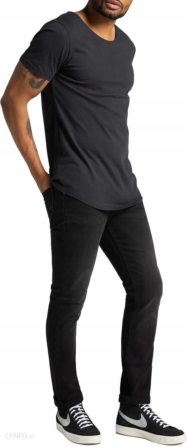T-shirt Lee Shaped Ceny opinie Black - Tee L62JEPJA Washed M i