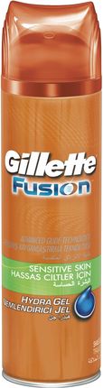 Gillette Fusion HydraGel Sensitive żel do golenia 200ml