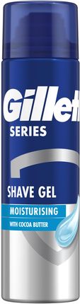 Gillette Series Nawilżający żel do golenia z masłem kakaowym, 200 ml