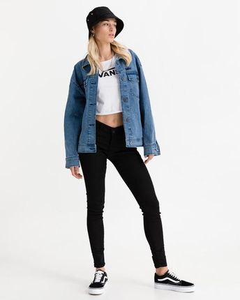 Vans Flying V Classic Crop top Biały - Ceny i opinie SMQH