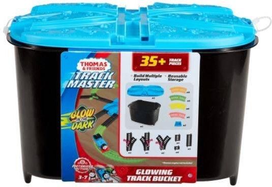 Fisher-Price Tomek i Przyjaciele Track Master - Pudełko budowniczego Tor świecący w ciemności FJL38