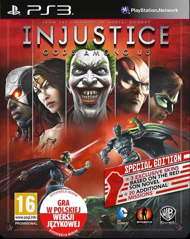 Injustice Gods Among Us Steelbook Special (Gra PS3) - Ceneo.pl