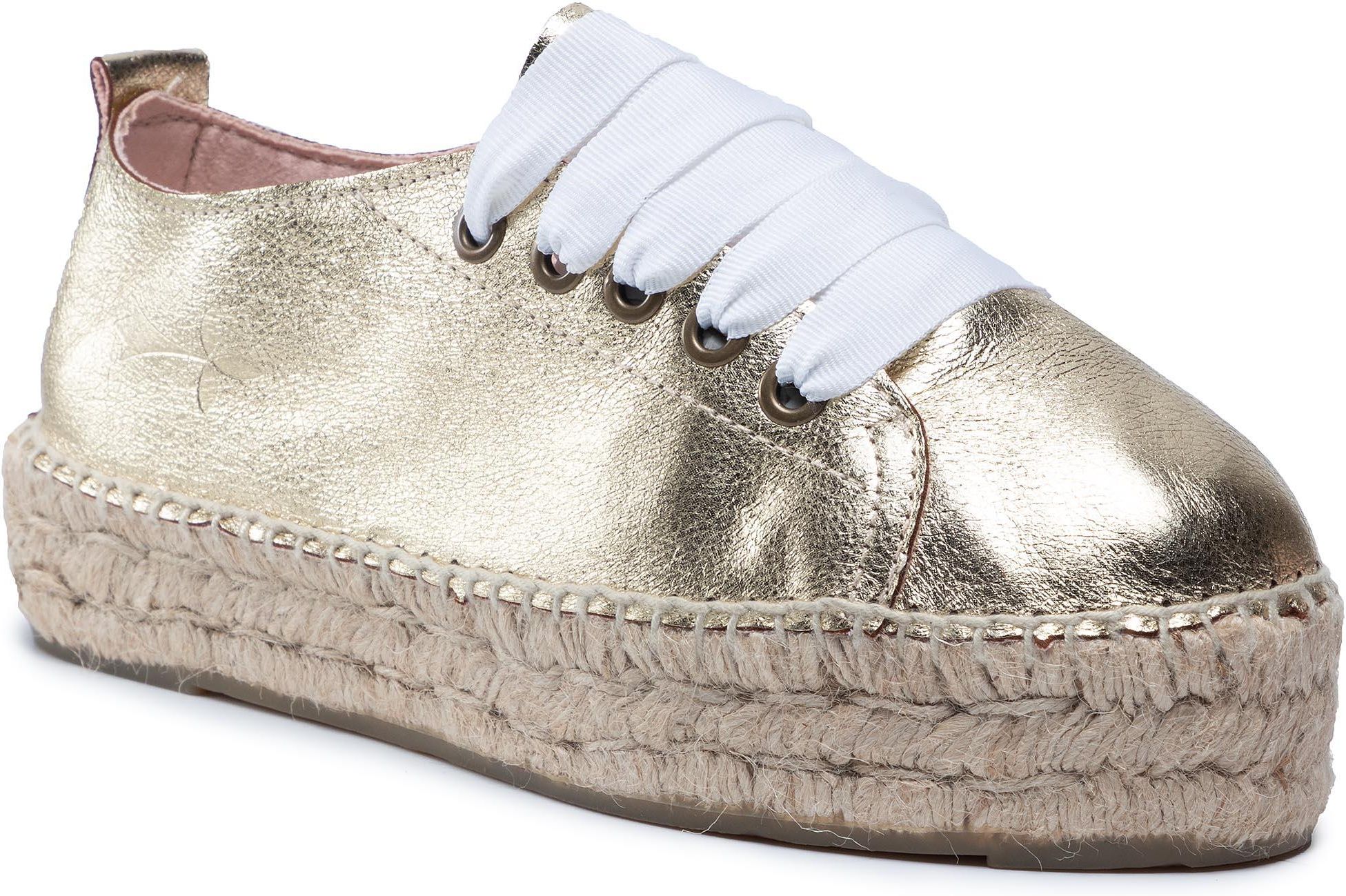 Espadryle Manebi Sneakers D R 1 1 E0 Gold Metallic Ceny I Opinie