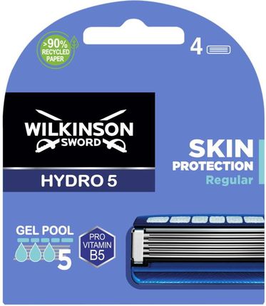 Wilkinson Hydro5 Skin Protection Regular Zapasowe Ostrza Do Maszynki Do Golenia 4 Szt.