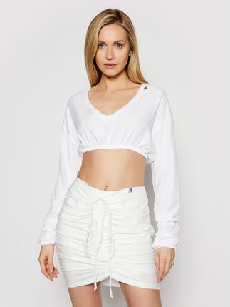 LaBellaMafia Bluzka 21455 Biały Regular Fit