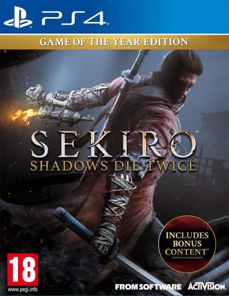 Sekiro Shadows Die Twice Game of the Year (Gra PS4)