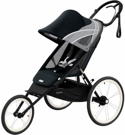 Cybex Avi Spacerowy All Black With Pink Details