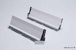 Blum Boki Do Szuflady Zlewozmywakowej Tandembox Antaro 378M5004Sg, L-500 Mm Wys. M R+L Jedwabiście Biały (218466)