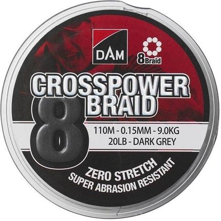 Dam Crosspower 8-Braid 150M 0.22Mm