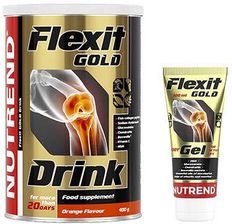 Zdjęcie Nutrend Flexit Drink Gold 400G + Flexit Gold Gel 100Ml - Grodzisk Mazowiecki