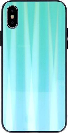 Telforceone Nakładka Aurora Glass do Huawei P40 Lite E / Huawei Y7P neo miętowa