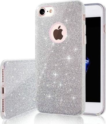 Telforceone Nakładka Glitter 3in1 do iPhone 12 Mini 5,4 srebrny