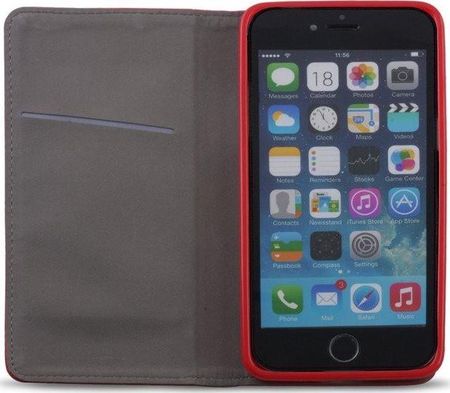Nemo Etui SAMSUNG GALAXY S8 portfel z klapką Flip Magnet czerwone
