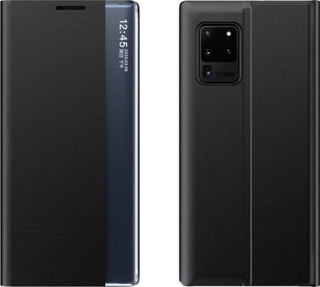 Hurtel Sleep Case pokrowiec etui z klapką z funkcją podstawki Samsung Galaxy S20 FE 5G czarny