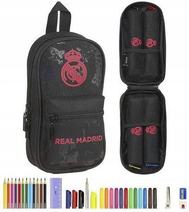 Real Madrid Piórnik w kształcie Plecaka Real Madrid C.F. Czarny  33 Części   