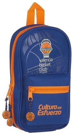 Valencia Basket Piórnik w kształcie Plecaka Valencia Basket Niebieski Pomarańczowy  33 Części   