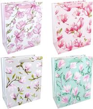 Zdjęcie Torba Prezentowa 26X32 Kwiaty Magnolii Mix Wzorów - Zielona Góra