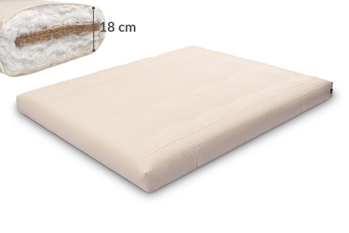 Materac Pascall Futon Medium Coco 160x200 Materace H3 Kokosowe