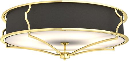 Stesso Pl Gold / Nero L Orlicki Design Abażurowa Okrągły Klasyczny Czarny Złoty