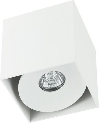 Downlight Cardi L Small Bianco Orlicki Design Kwadratowa Metalowa Kostka Biała