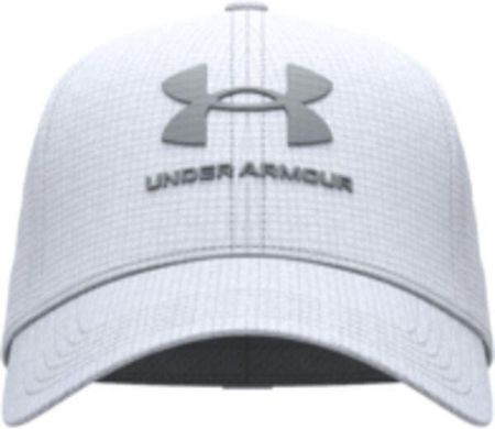 Under Armour Isochill Armourvent Mens Cap White Pitch Gray S M
