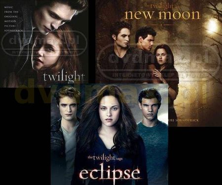 Twilight Music Trilogy - zmierzch + zmierzch 2 - Księżyc w nowiu + zmierzch 3 - zaćmienie soundtracks Pakiet (3CD)