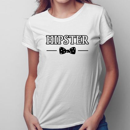 Hipster - damska koszulka na prezent
