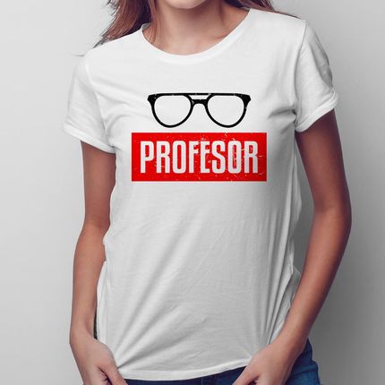 Profesor - damska koszulka na prezent