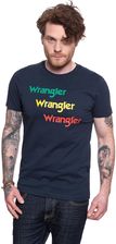 WRANGLER SS REPEAT TEE NAVY W7D7D3114
