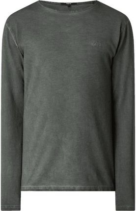 Bluzka z długim rękawem z efektem sprania model ‘Scotty’ - Ceny i opinie T-shirty i koszulki męskie JLVM
