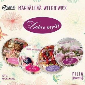 Pakiet: Dobre myśli T.1-4 audiobook Magdalena Witkiewicz