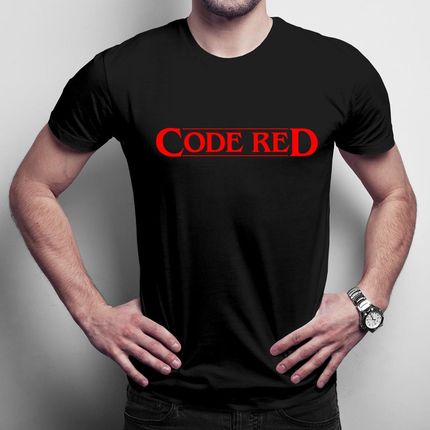 Code red męska koszulka na prezent